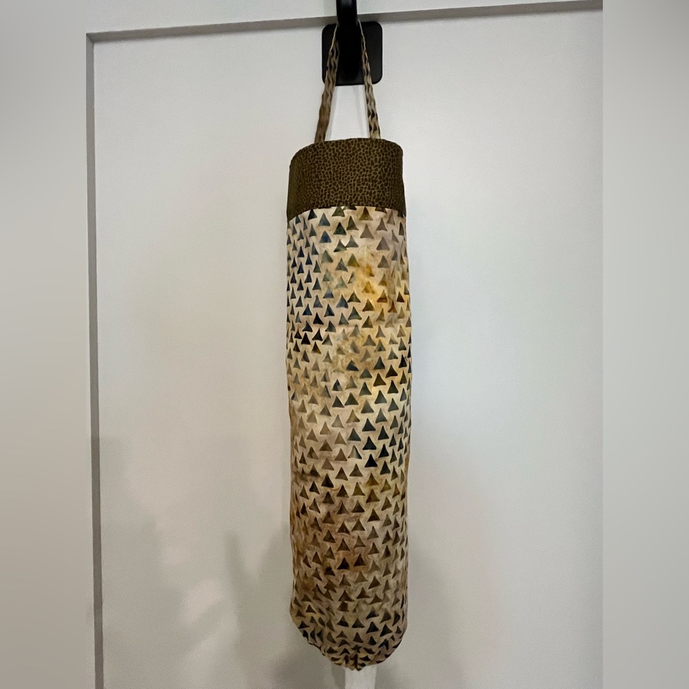 Handmade Cotton Grocery Bag Storage/Dispenser Hanging Bag Made With Love, Joy🥰